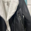 Ambiance Apparel Sherpa Lined Leather Jacket Photo 3