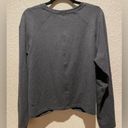 Lululemon  Tuck & Gather Pullover Sweatshirt Heathered Mod Black Size 8,10? Photo 6