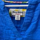 Tommy Bahama Blue Coral Isle Gauze Top Size Small Photo 6