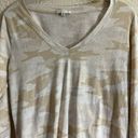 Z Supply  Tan and Beige Camo Long Sleeve Shirt - Size XS Photo 1