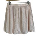 Abound  Women's Medium White-Pink Mini Moo Skirt Elastic Waist New Photo 5