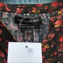 Something Navy NWT  Easy Volume Floral Blouse XS Photo 5