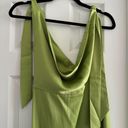 Green Silk Dress Size XS Photo 3