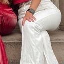 SheIn white flare jeans Photo 6