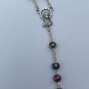 Rosary Red Multicolored Religious Catholic Prayers Photo 5