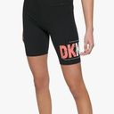 DKNY  Women's Sport High Waist Rhinestone Logo Bike Short Size Medium Photo 3