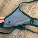 JOLYN Dark Green  Vent Bikini Swim Top Size S Photo 2