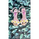 Betsey Johnson  FLOWER DAISY SODONA HEELS SANDALS WOMENS SZ 5 Photo 1