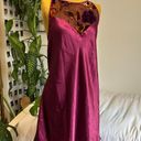 Val Mode Vintage  lingerie slip dress velvet silk Photo 0