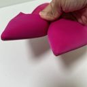 ZARA  Fuchsia Pink Pointed Kitten Heel  Mules Size 38 Photo 3