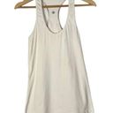 Lululemon  White Cool Racerback Fitted Athletic Tank Top 6 Photo 0