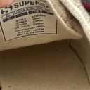 Superga  Wool Embroidered Espadrilles Platform Sneakers Shoes 7.5 Photo 7