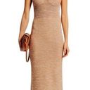 Torn By Ronny Kobo  MADI DRESS in brown sand L Photo 0