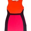 Jade Melody Tam Orange & Pink Colorblock Mini Dress S Photo 0