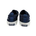 Sperry  Top Sider Navy Blue Fabric Slip-on Sneakers Women's Size 6 Boat Shoes Photo 3