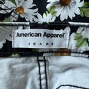 American Apparel  Daisy on Black Jean Shorts Photo 5