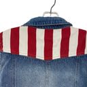 Vintage Y2K American Flag Denim Vest Western Country Cowgirl Size undefined Photo 4