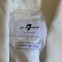 7 For All Mankind  cream linen blazer in almond Photo 2