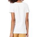 The Comfy Classic Short Sleeve V-Neck T-Shirt White Medium Amazon Essentials Tee Photo 5