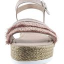 Macy's Light Pink Fringe Sandals  Photo 2