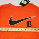 Nike  Detroit Tigers Womens Size Small Orange Long-Sleeve Shirt Photo 6