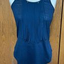 Jessica Simpson  Navy Fringe Tank Top Size XS Photo 2