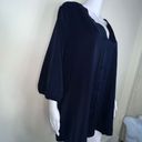 Bloomchic  Navy chiffon Tunic With Front Pleating Photo 3