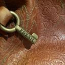 Fossil Embroidered Leather Crossbody Purse Photo 3