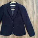 Tommy Hilfiger Navy Blue Velvet Blazer Photo 1