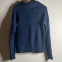 st. john's bay St. John’s Bay Navy Chunky Knit Sweater Cardigan Women’s size Large Photo 4