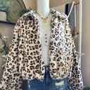 Victoria's Secret Victoria’s Secret ‘Know One Cares’ Faux Fur Leopard Print Zip Up Crop Jacket Photo 8