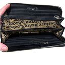 Juicy Couture Y2K  Velvet Leather Rhinestone Scotty Zip Around Wallet Photo 7