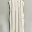 Dress the Population  Iris Bridal Gown Leg Slit Crepe Maxi Dress Size Med Photo 4