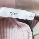 ONIA  Color Block Waffle Knit Crop Cardigan Photo 1