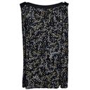 J.Jill  Boho Floral Gathered Vines Elastic Waist Knit Midi Skirt Size Large Photo 5