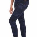 Danskin NEW  Ladies' High Rise Brushed Legging Medium 8/10 Blue Camo Photo 1