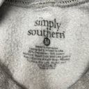 Simply Southern Bee Kind Grey Sweatshirt Size Medium Photo 4