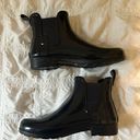 Hunter Navy Short Rain Boots Photo 2