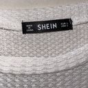 SheIn Peplum Waffle Knit Top Photo 3