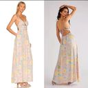 Free People  Wisteria Maxi Dress in Light Combo size large Photo 1