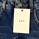 ALC Frank ALC Malone Studded High-Waisted Straight Leg Denim Jeans Photo 6