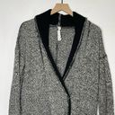 Lululemon  Post Practice Cardigan Sweater Women's Size 6 Gray Knit Long Sleeve Photo 3