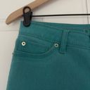 DL1961  Angel Mid Ride Skinny Ankle Calypso Jeans teal cotton zip 4-way stretch Photo 6