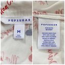 Pop Sugar | Camp Shirt Mon Cherie Button Tie Front Shirt sz M Photo 8