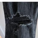 Abercrombie & Fitch  Ultra High Rise Mom Jean Washed Black Distressed 8 29 Photo 9