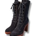 Tod's  Brown Suede Altraversione Zip-Up Heeled Boots Size 34.5 Photo 2