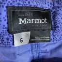 Marmot  Deep Dusk Purple Dot Athletic Outdoors Hiking Shorts Camping Small 6 UPF Photo 2