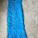 Hello Molly Seen Lavishly Mesh Maxi Dress Blue Photo 7