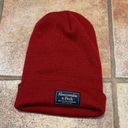 Abercrombie & Fitch  brick red beanie Photo 0