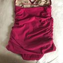 Newport News  Shirred One Piece Halter Swimsuit Photo 6